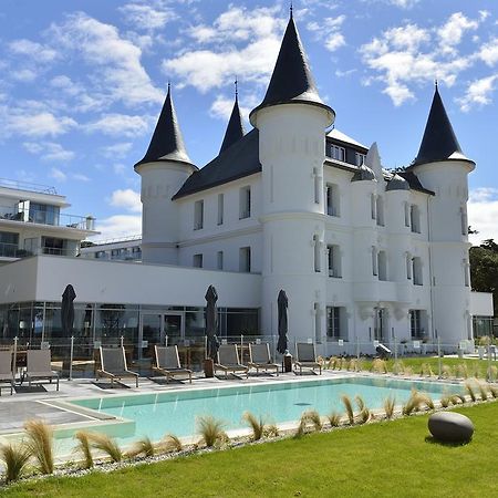 Hotel Chateau Des Tourelles, Thalasso Et Piscine D'Eau De Mer Chauffee Pornichet Exterior foto