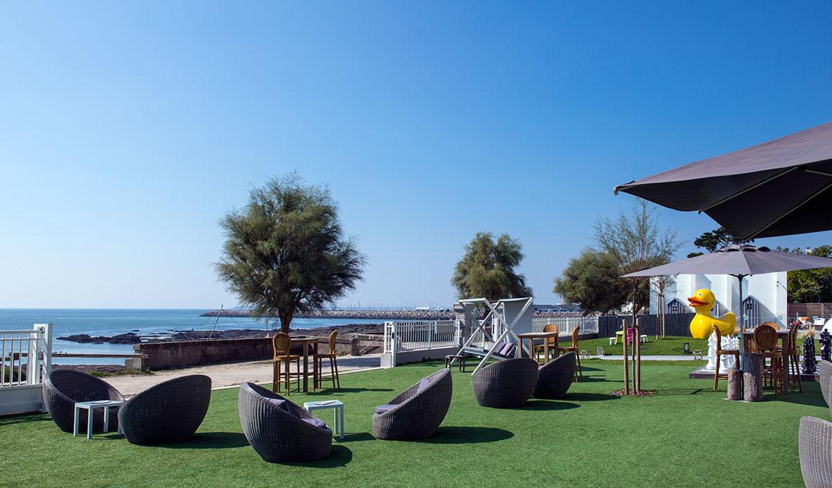 Hotel Chateau Des Tourelles - Relais Thalasso & Spa Pornichet Exterior foto