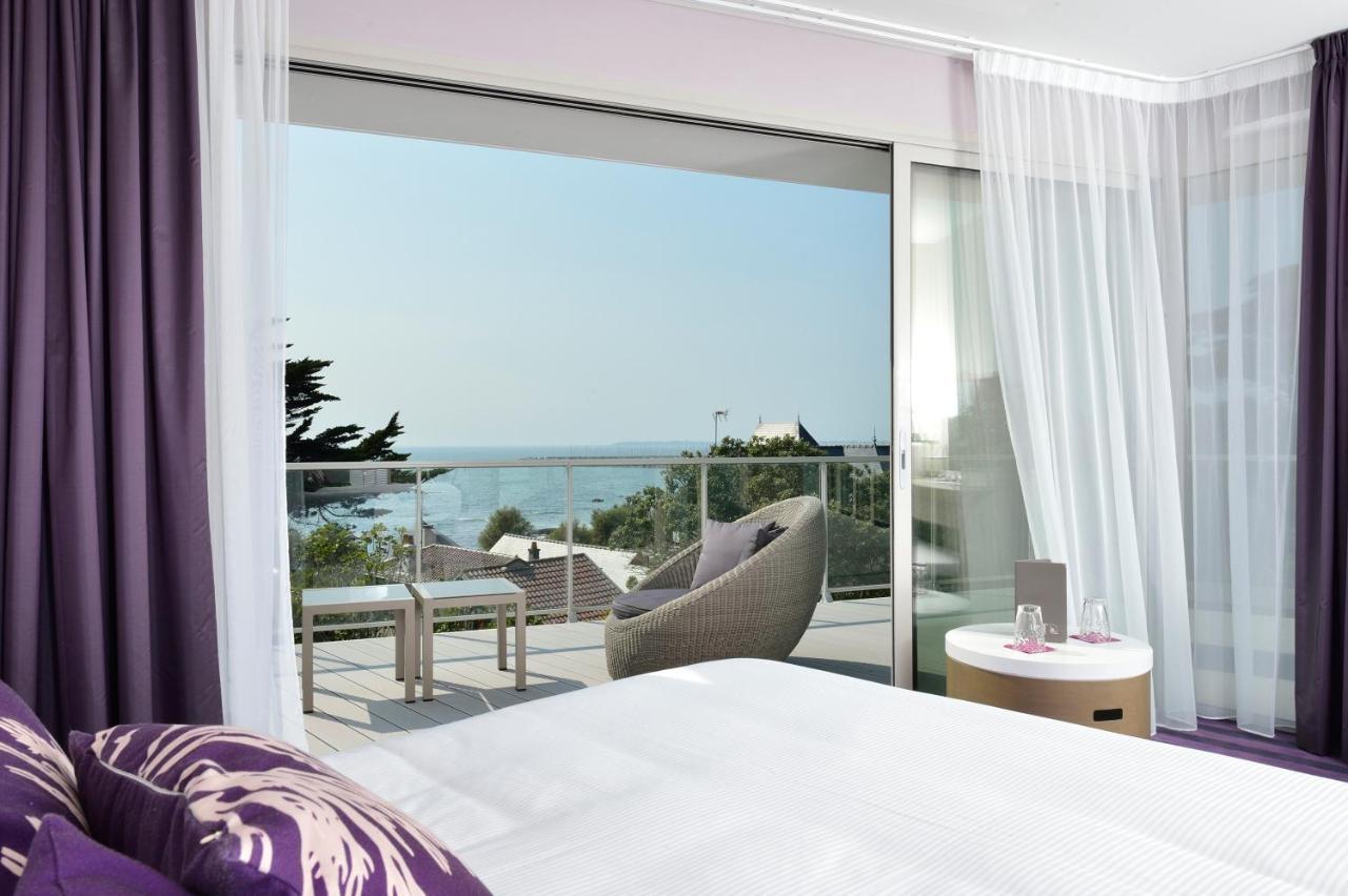 Hotel Chateau Des Tourelles - Relais Thalasso & Spa Pornichet Exterior foto