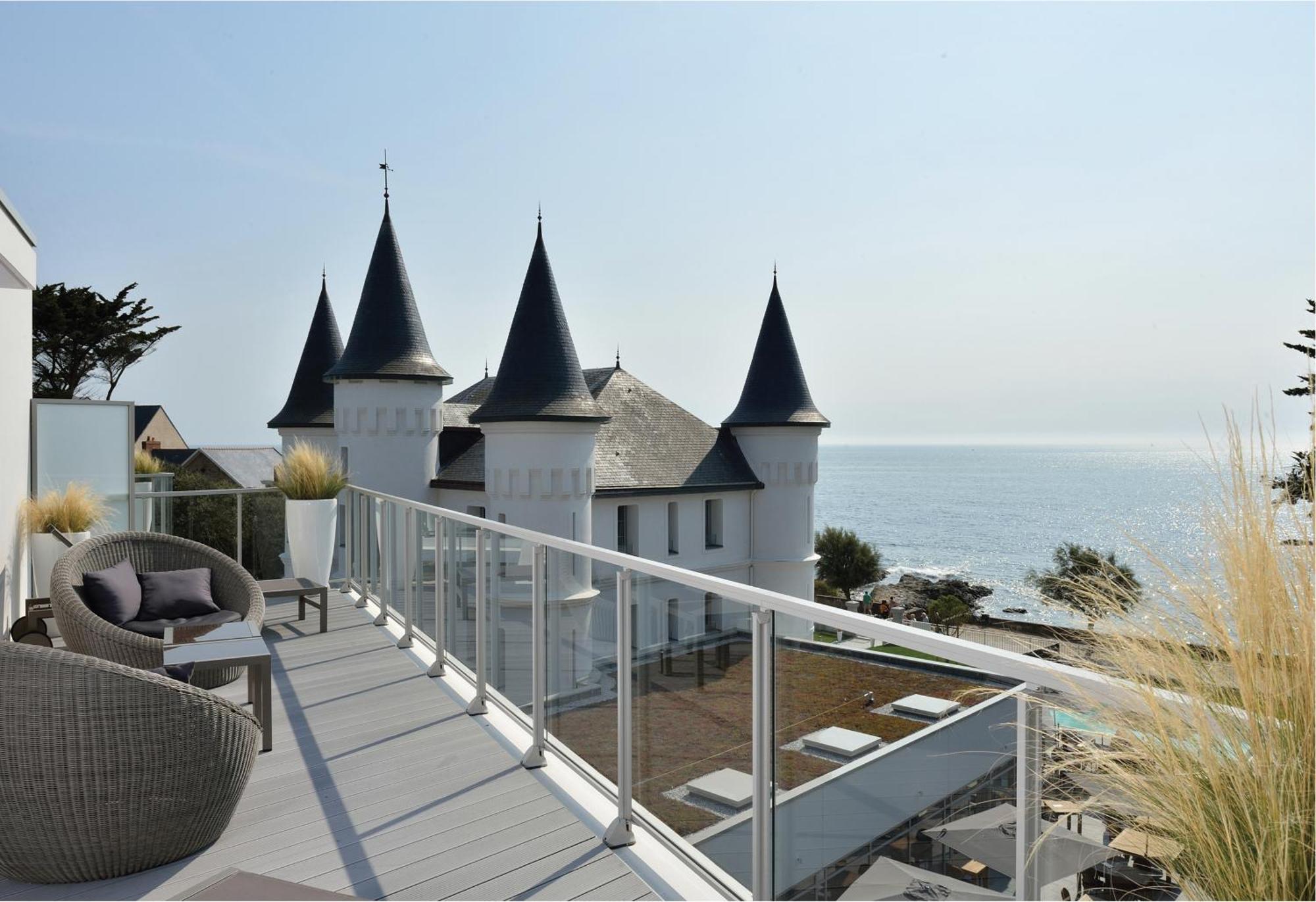 Hotel Chateau Des Tourelles - Relais Thalasso & Spa Pornichet Exterior foto