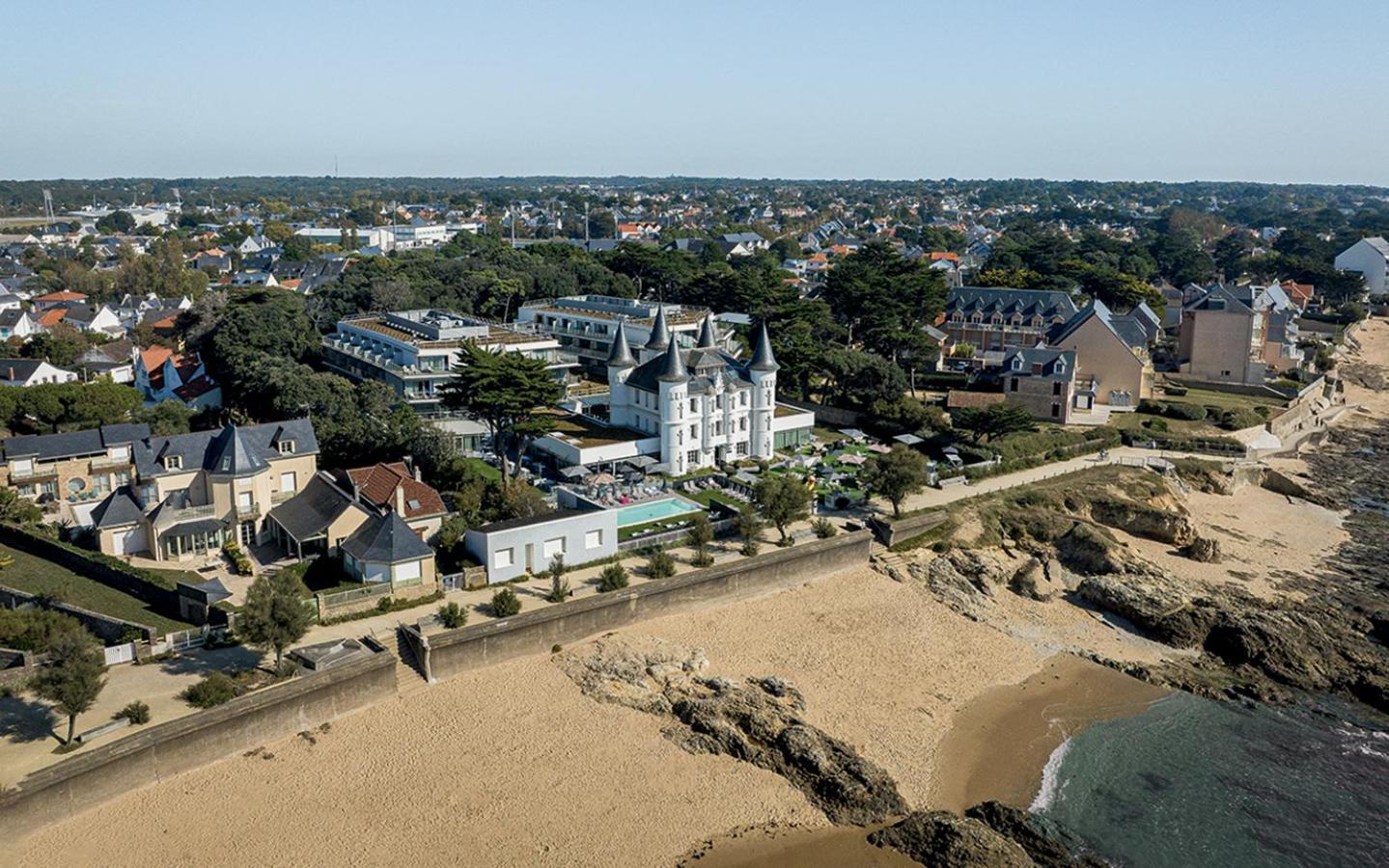 Hotel Chateau Des Tourelles - Relais Thalasso & Spa Pornichet Exterior foto